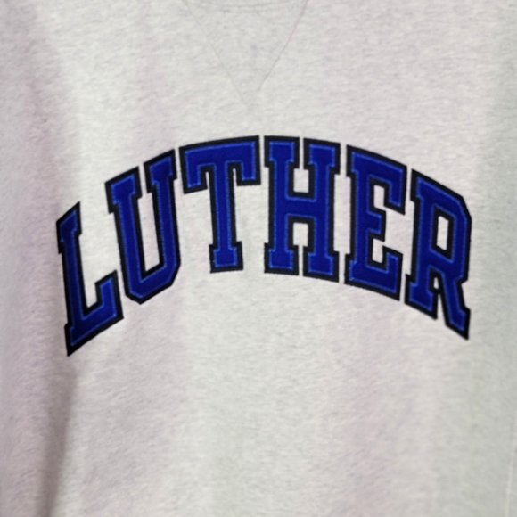 Russell Athletics Pro 10 Vintage Luther College Reverse Weave Style Sweatshirt M - Picture 3 of 12
